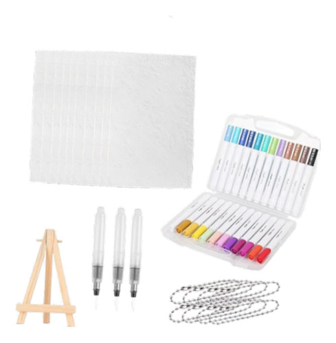 Kit De Pintura Con Textura De Espuma, Dibujo 3d, Rectángulo