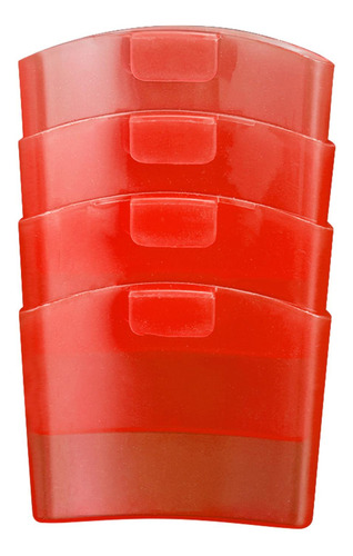 2 X 4x Porta Té Portátil Para Tazas, Estante Para Rojo