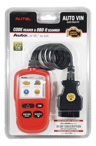 Autel Al329 Scanner Automotriz Multimarca Obd2 Español Full