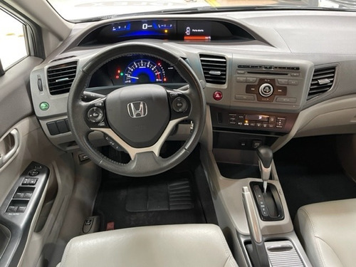 Imagem 7 de 14 de Honda Civic Lxs 2014 Cinza