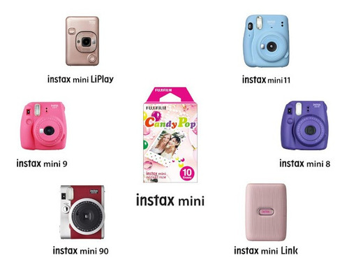 Fujifilm Cartucho Fuji Instax Mini Candypop 10 Hojas
