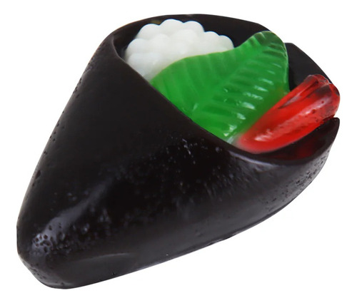 Gomitas En Forma De Sushi Sabor Frutas 4 Piezas Amos 40g