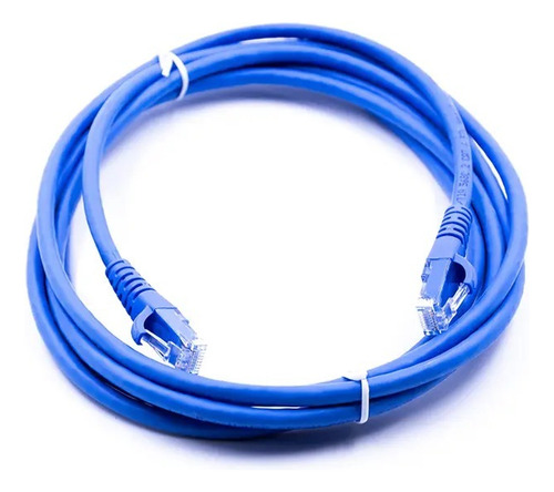 Cable De Red Dixon Patch Cord Cat6 Blue 3 Mt