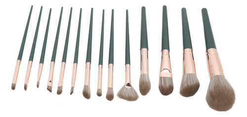 Set De 14 Brochas De Maquillaje Para Sombras De Ojos Y Color