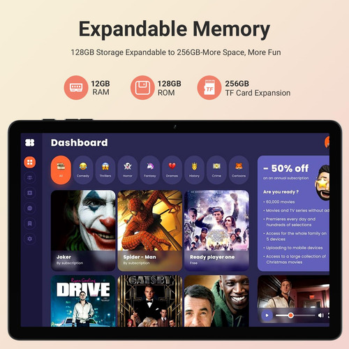 Tablet Digiland Tab R1111 Android 14 12 Gb Ram 128 Gb Gris
