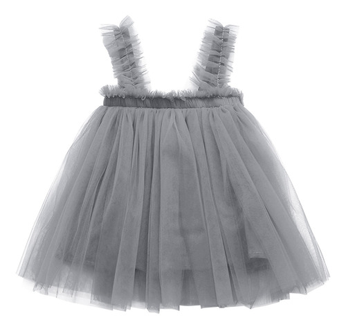 Vestidos De Tul En Capas Para Niñas, Vestido De Princesa Sin