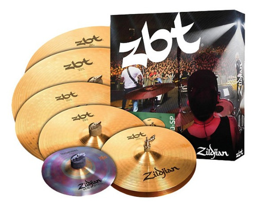 Set De Pratos Zildjian Zbt 390 Super Pack