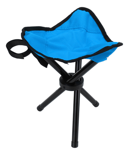 Silla De Campamento Con Trípode Plegable Azul Número 12, Tab