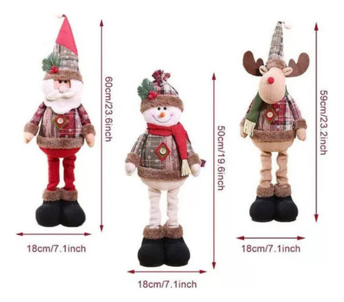 Ppp Bx Novo 3 Peças De Decoração De Natal Boneco De Neve