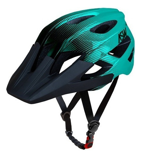 Capacete Asw Bike Accel Dots Ciclismo Verde Tamanho P/m