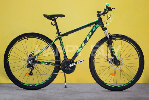 Bicicleta Mountain Bike Rodado 29 Slp 25 Pro Cambios Shimano Frenos A Disco Llanta Doble Pared Suspension Varon Mujer Hb