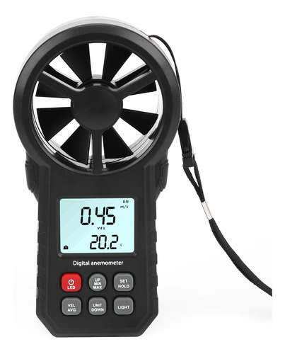 Anemómetro Digital Mt62 Lcd Portátil De Alta Precisión