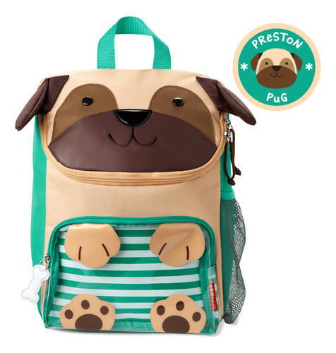 Mochila Escolar Zoo Cachorro Pug - Skip Hop
