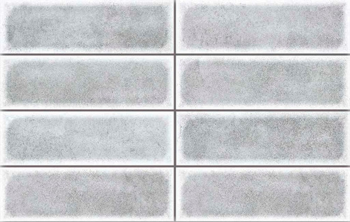 Azulejos Porcelanato Brick Snow 7x22 Cm. 