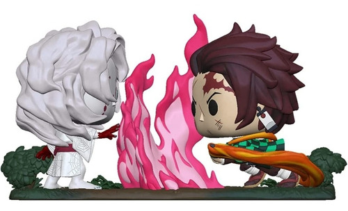 Funko Pop! Moment: Demon Slayer- Tanjiro Vs. Rui