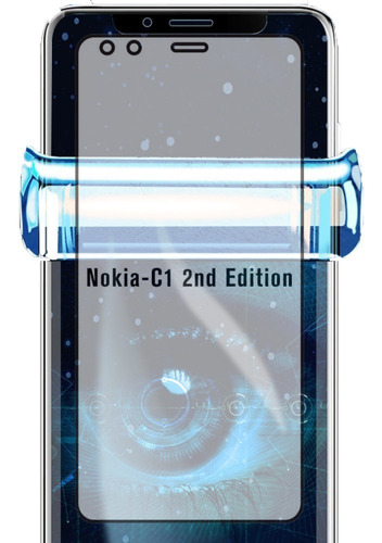 Kit De 2 Micas Hidrogel Premium Para Nokia C1 2nd Edition