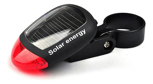 Luz Trasera Led De Energía Solar Para Bicicleta De Montaña R