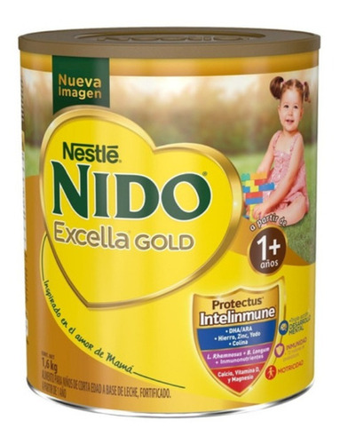 Leche Nido Excella Gold  En Lata De 1.6kg A Partir De 1 Año