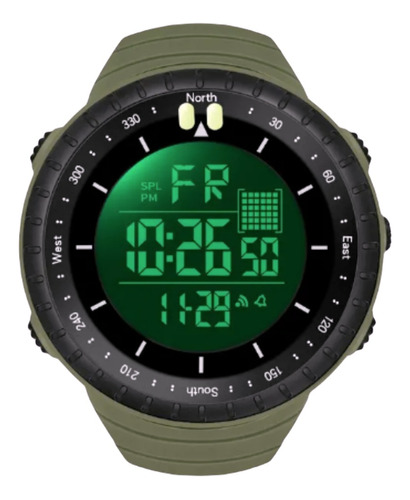 Relógio Esportivo Digital Synoke Pulseira Verde