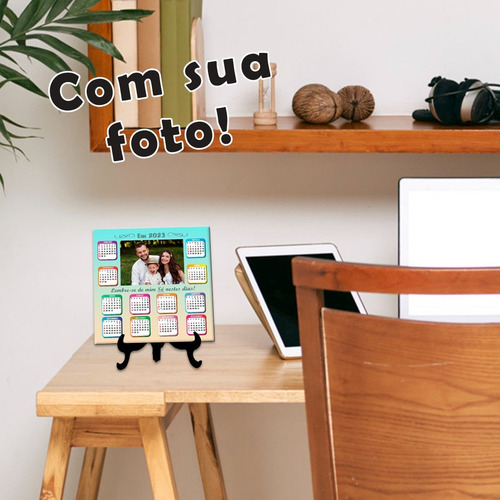 Azulejo Personalizado Calendário - Decoração - Com Foto