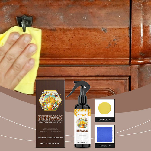 Spray De Cera De Abejas Natural Molecularizada De 120 Ml Par