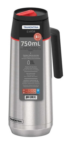 Termo Acero Inoxidable 750ml 3/4 Lts Pico Cebador Tramontina