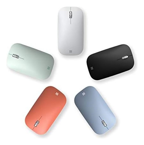Microsoft Modern Mobile Mouse - Glacier - Comfortable Right/