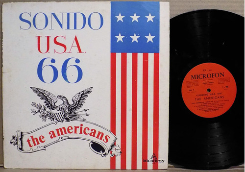 Malvicino & The Americans Usa 66 Vinilo Lp Instro Guitar