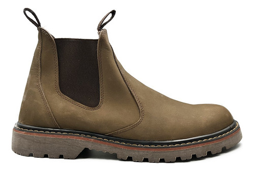 Bota Chelsea Impermeable Para Hombre Piel Crosscountry 2829