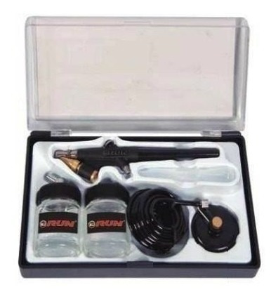 Kit De Aerografia Aerografo Airbrush Marca Run Modelo Pst06