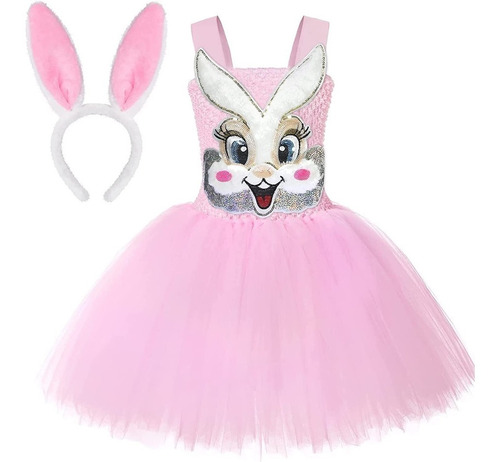 Disfraz De Conejo De Pascua Para Niñasvestido De Princesa