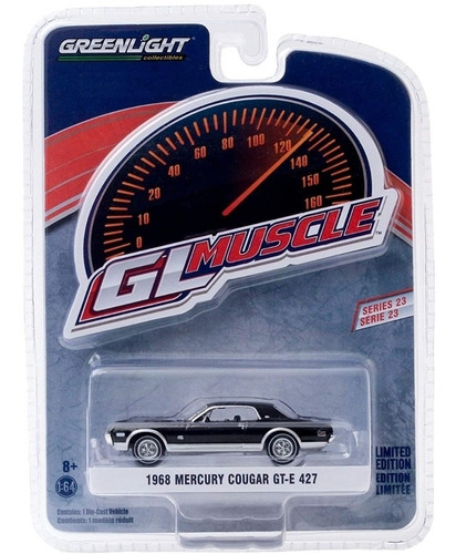 Auto Greenlight Muscle Series (1:64) 1968 Mercury Cougar Gt