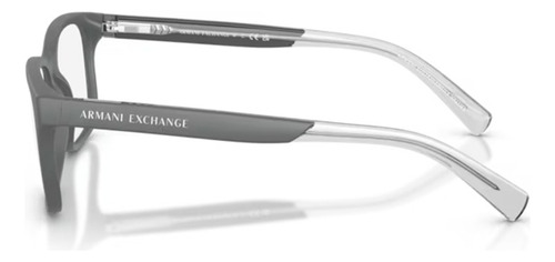 Lentes oftálmicas Armani Exchange Ax3029 8296 cinza fosco