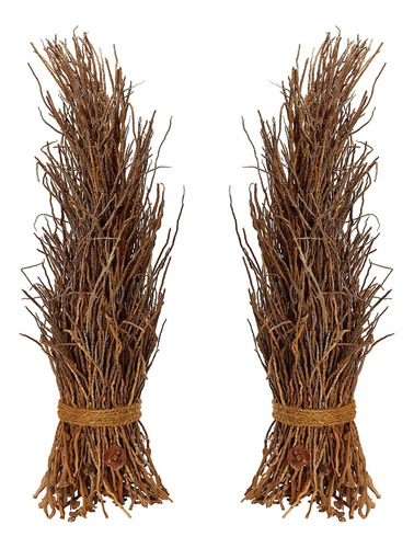 Elk Natural Coco Twig Sheaf-set De 2 Accesorios Decorativos