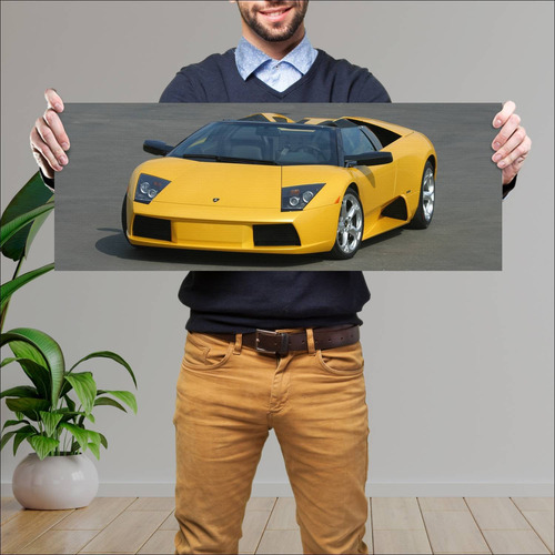 Cuadro 30x80cm Auto 2004 Lamborghini Murcielago 158