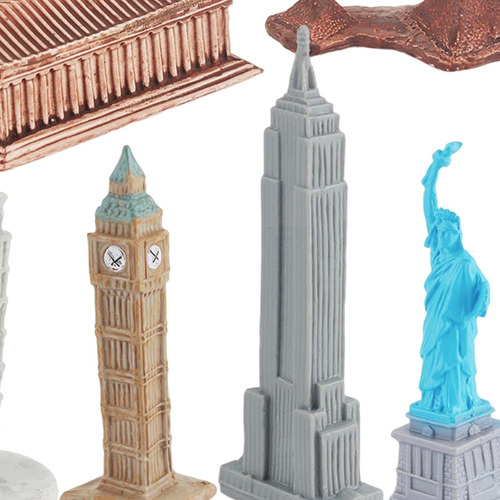Juego De En Miniatura De Edificios Emblemáticos Uds., Juego