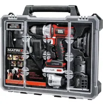 Comprar Taladro 20v Matrix Set De Herramientas 6 En 1 Black + Decker