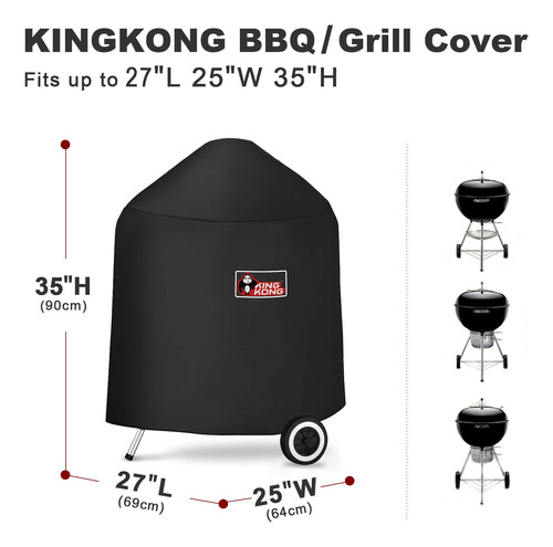 Funda Kingkong 7130 Para Parrilla Weber Genesis Ii De 3