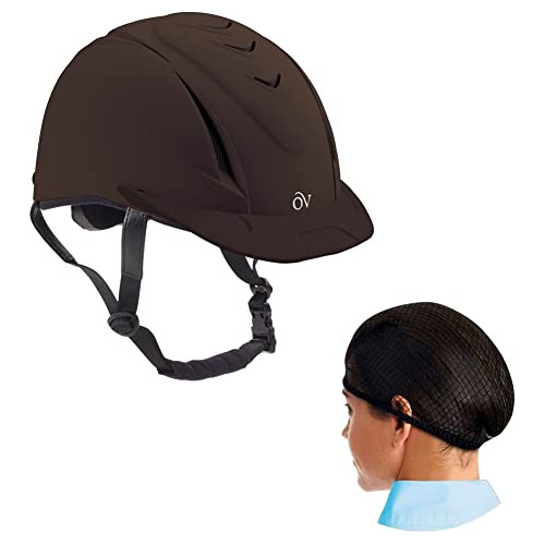 Casco De Equitación Deluxe Schooler Ligero De Perfil B...