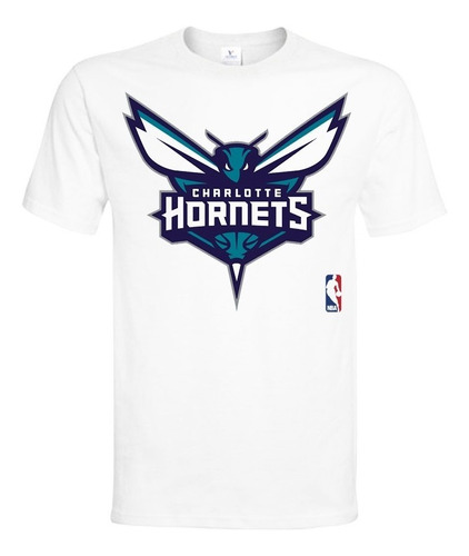 Polera Nba - Charlotte Hornets - Algodon Mod2