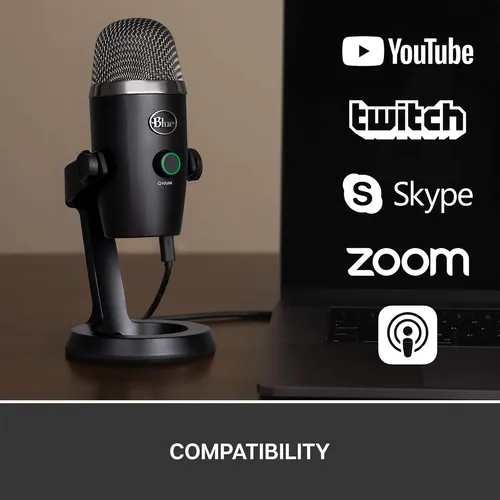 Logitech For Creators Micrófono Yeti Nano Usb Azul Para ...