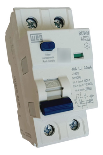 Idr 2p 40a 30ma Classe A Weg Tipo A - Ideal P/ Wallbox