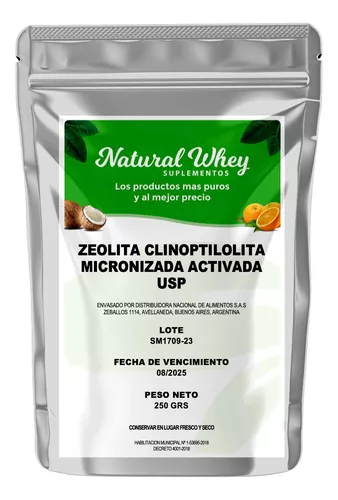 Zeolita Clinoptilolita Micronizada Activada 250g