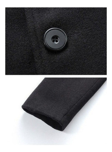 Gabardina Clásica Para Hombre Chamarra Larga Informal De Mez