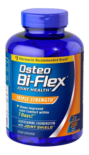 Imagem 1 de 1 de Suplemento em  comprimidos Osteo Bi-Flex  Triple Strength carboidratos/minerais/vitaminas em pote 200 un