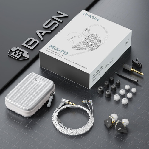 Basn Mix-pd In Ear Monitor,1planar Driver + 1dynamic Driver