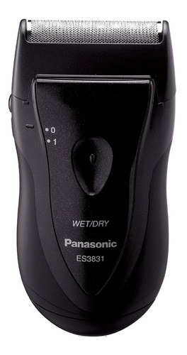 Afeitadora portátil con batería inalámbrica Panasonic Es3831, color negro