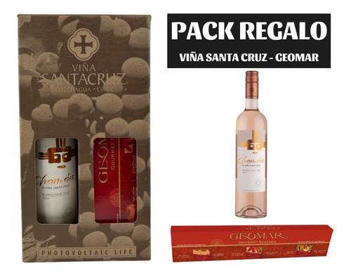 Pack Regalo Vino Reserva + Giftpack Centolla Salmon Erizo