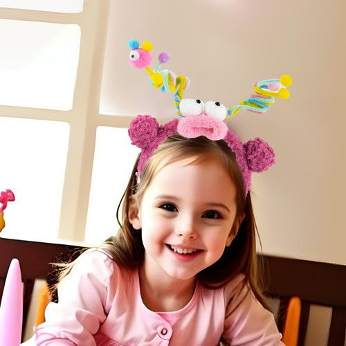 Aro De Pelo De Felpa, Diadema Divertida, Accesorios Para