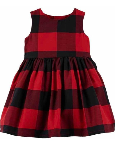 Carters Vestido A Cuadros Rojos